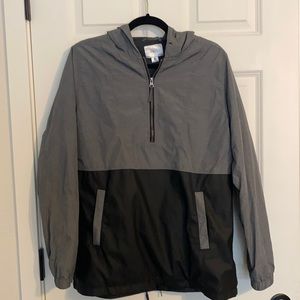 Pull over rain jacket
